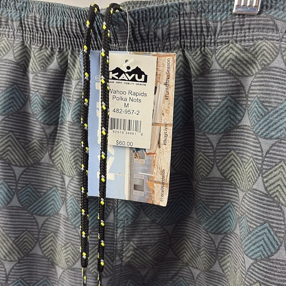 Kavu Mens Swim Trunks Brand New With Tags Mens Size Medium - Picture 8 of 10